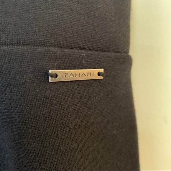 Tahari Knit Pull On Ankle Pants - Picture 3 of 8